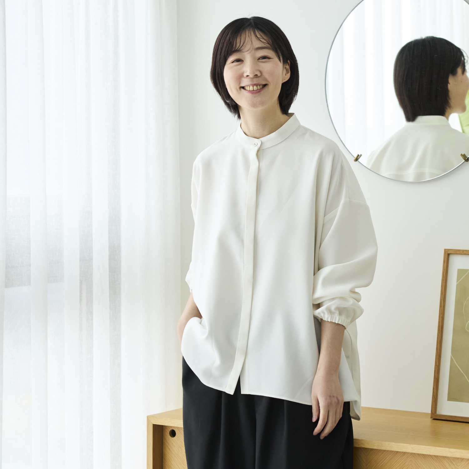 Kilka/アイロンいらずの速乾ブラウス